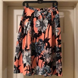 Miss Selfridge-Black and White Print-Pink Skirt-6